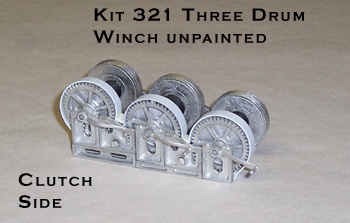 3 Drum Winch - \"O\" Scale