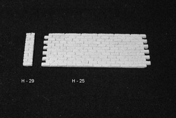 Joint Cover for Retaining Wall  "O" Scale