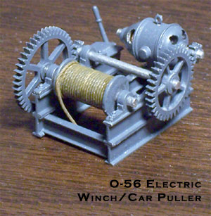 Winch - Electric / Car Puller  \"O\" Scale